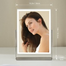 NEZZOE NV20 LED 35 cm Καλλυντικός καθρέφτης 3 360 ° Μονάδες USB