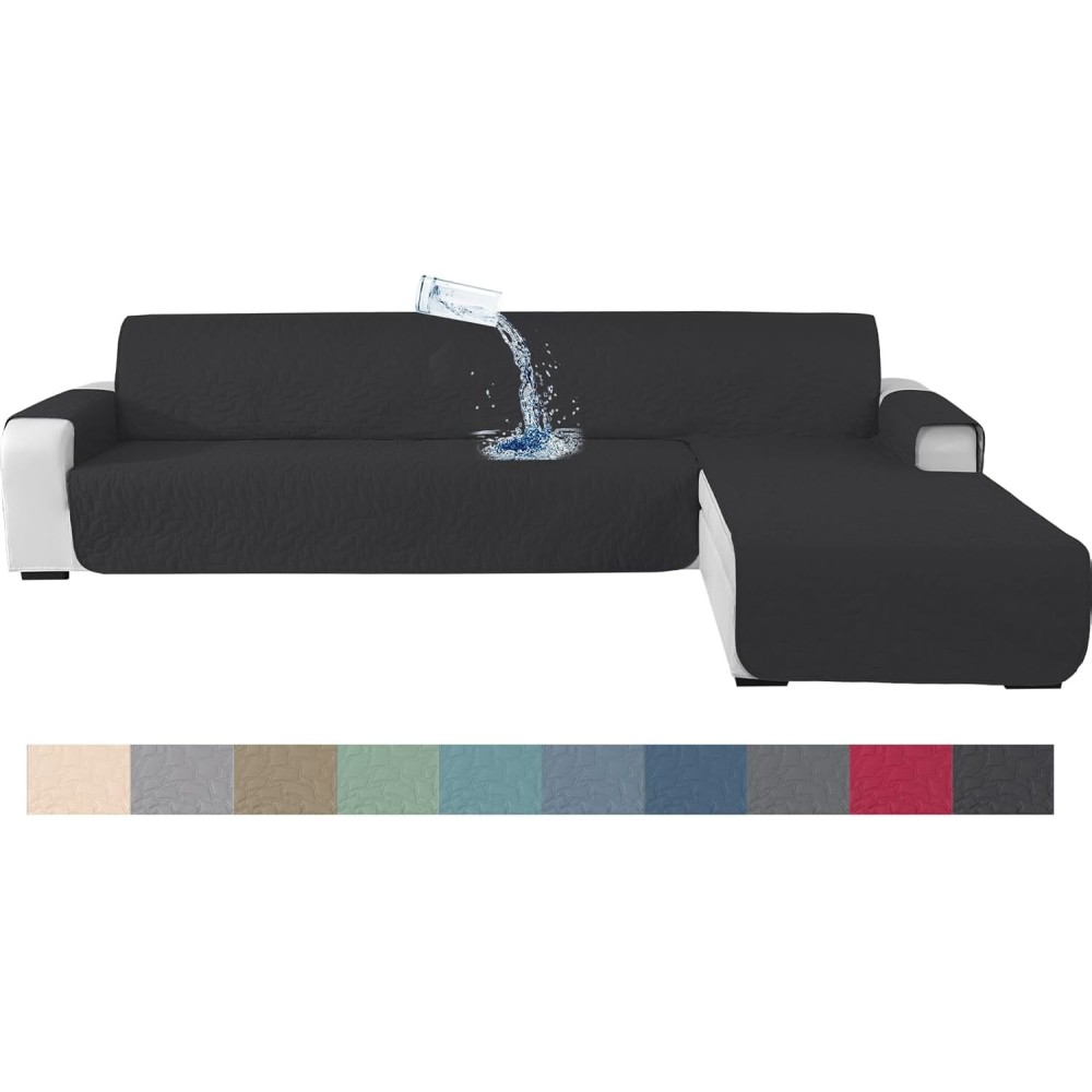 Carpet on a corner sofa 255 cm Ystyle waterproof black 3-person. Powystawowy