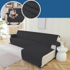 Χαλί σε ένα γωνιακό καναπέ 255 cm ystyle αδιάβροχο μαύρο 3 άτομα. Powystawowy