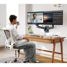 Neišsamus sienų laikiklis iki 2 monitorių 17-32 "Huanuo HNWDS1 dujinė pavasaris, VESA