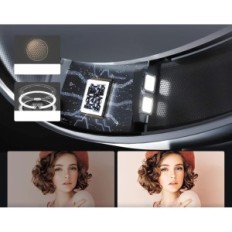 LED maketing ogledalo 9 inča s osjetnikom dodira 3 bežične boje