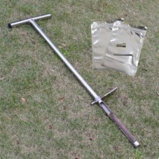 Gebrauchte Surmountway Bodensonde 91 cm aus Stahl-T-Griff-Garten / Feld / Rasen
