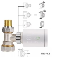 ZigBee Wengart Wengart Thermostaat WG368 TUYA Alexa / Google Programmeerbaar