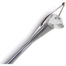 Gebraucht 52cm Aluminium-Schuhlöffel mit elegantem hängendem Hundegriff