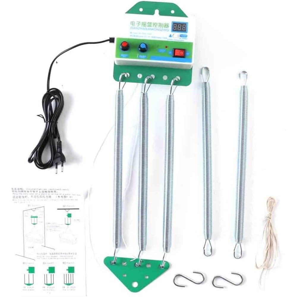 Cradle-Swing elétrico usados LfHelper Movimento automático de controlador 4 temporizadores ajustáveis Max 15kg