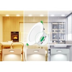 Φωτιστικά οροφής εσοχή alusso 15W IP44 3000-6500K 6pcs