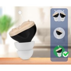Amplificatore del suono compatto per l'orecchio sinistro MEDCA MZ-60 Riduzione del rumore Nero