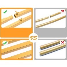 Rack of Bow su Golden Balloons 2x2m Wokceer per matrimonio e decorazione di sfondo