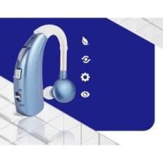 Gebrauchte Britzgo VHP-1301 Hörverstärker Blau intelligente Geräuschreduzierung 1 Paar