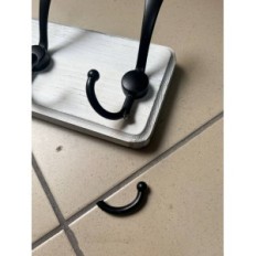 Kasutatud Wall Hanger Skoloo puidust, vastupidav, seina 10 Triple konksuga