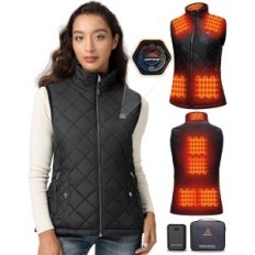 Giubbotto di riscaldamento delle donne Gotobi QL66 16000mAh 9 zone 3 livelli all'aperto