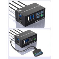 KVM USB 3.0 4XPC 2xMontory DP1.4 + HDMI2.1 8k @ 60Hz 5Gbps