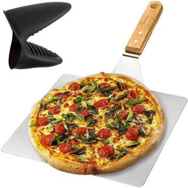 Plateau/pelle à pizza carré