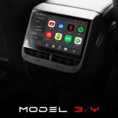 "Intelligent Back" jutiklinis ekranas 7 colių tesla modelis 3 Y LCD oro kondicionierius