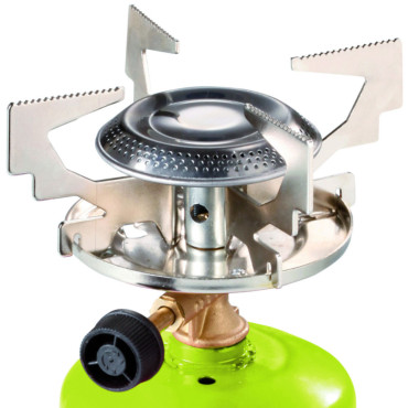 Fogão turístico a gás para o cartão de gás colhido foco 1.4kw