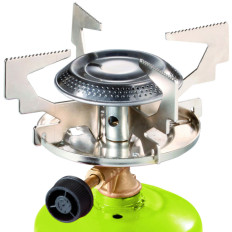 Fogão turístico a gás para o cartão de gás colhido foco 1.4kw