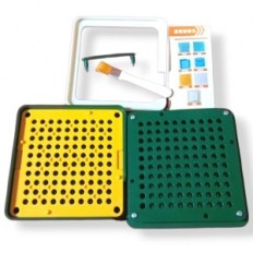 Manual capsule for capsules "0" per 100 cell filling cells