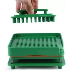 Manual capsule for capsules "0" per 100 cell filling cells