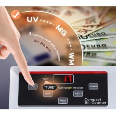 Banknote Counter with UV / Mg / WM Bonvoisin V10 600 / min Safe Version EU