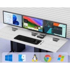 KVM USB 3.0 HDMI-schakelaar + 2DP 3 Computers 3 KCEVM KVM303DH 8K @ 60HZ 4K @ 144Hz Monitors