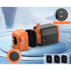 Pompe à eau solaire d'occasion avec biling 35W 1500L / h Filtre 5m Câble de jardin