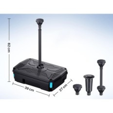 Filtro de lagoa de água usada com lâmpada UV e biling 2500L / H 40W para bomba 4000L