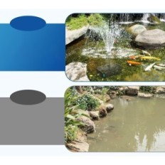 Filtro de lagoa de água usada com lâmpada UV e biling 2500L / H 40W para bomba 4000L