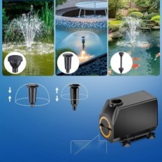 Filtro de estanque de agua usado con lámpara UV y biling 2500L / H 40W a 4000L bomba