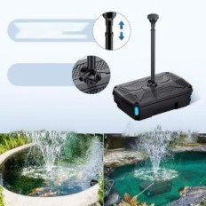 Naudota vandens tvenkinio filtras su UV lempute ir blokas 2500L / H 40W į 4000L siurblys