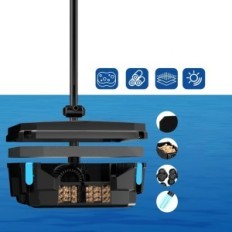 Naudota vandens tvenkinio filtras su UV lempute ir blokas 2500L / H 40W į 4000L siurblys