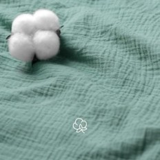 Double linen Mulinowa 135x200 Soulful 4el. Cotton Green Bean Castle