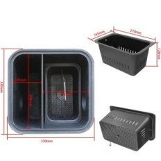 Debeli separator za sudoper za kuhinjski sudoper, gastronomska, izložba za trap