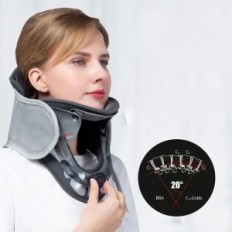 Cuello de cuello ortopédico ajustable Heyth 0327 con airbag y soporte