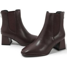 Brukt Women's Boots på Firkantet Square Nose Castle Lock Størrelse 43 (265 mm)