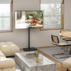 Padlóállvány TV 32-55 "TVON TF1401 magasságbeállítás VESA 400x400 40 kg
