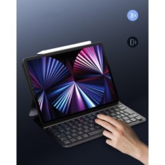 Tapaus näppäimistöllä iPad Air / Pro 11 "Qulose Qwertz Bluetooth Black USB-C