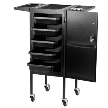 Gabbiano Hairdressing Helper Deluxe 500 zwart — vooraanzicht