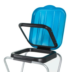 Holder Holder Appeso per segregazione di spazzatura 2 colori - Borse da 120L