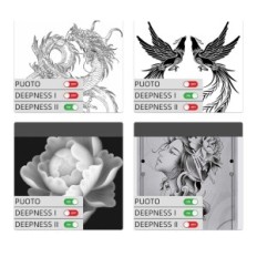 Gebruikte Tattoo Transfer Machine Atomus USB-apparaat voor patronen