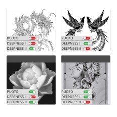 Dispositivo USB di Atomus Atomus Machine Transfer Tattoo usato per motivi