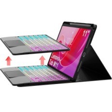 Juhtum klaviatuuri Lenovo Tab M11 11 "2024 QWERTZ Tagurpidi koos puuteplaadi