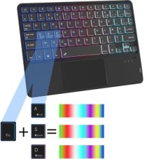 Lenovo billentyűzet esetében Tab M11 11 "2024 QWERTZ megvilágított touchpad