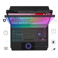 Θήκη με πληκτρολόγιο για την καρτέλα Lenovo M11 11 "2024 QWERTZ BANGLIT με ένα touchpad