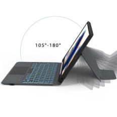 Case klaviatuuri galaktika tab A8 10.5 "SM-X200 / X205 / X207 Roofei QWERTZ Tagurpidi puuteplaadi