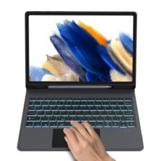 Caja con el teclado para la pestaña Galaxy A8 10.5 "SM-X200 / X205 / X207 Roofei Qwertz retroiluminado con touchpad