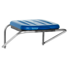 Punho de parede pendurado para segregação de lixo azul - 120l sacos