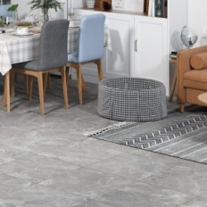 Azulejos de vinilo de piso 30x30cm Livelynine 32 PCs. Gris