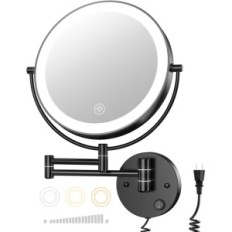 Espelho de parede LED Gospire 9 "3 Cores 1x / 10x Ampliar Imagem