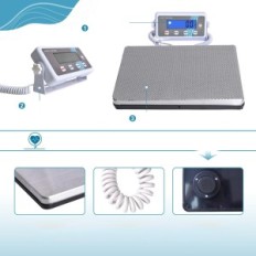 Digitale medische schaal tot 200 kg Hininhill. Groot precisie-display