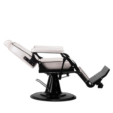 Barber chair Carlos extra pearl — side view